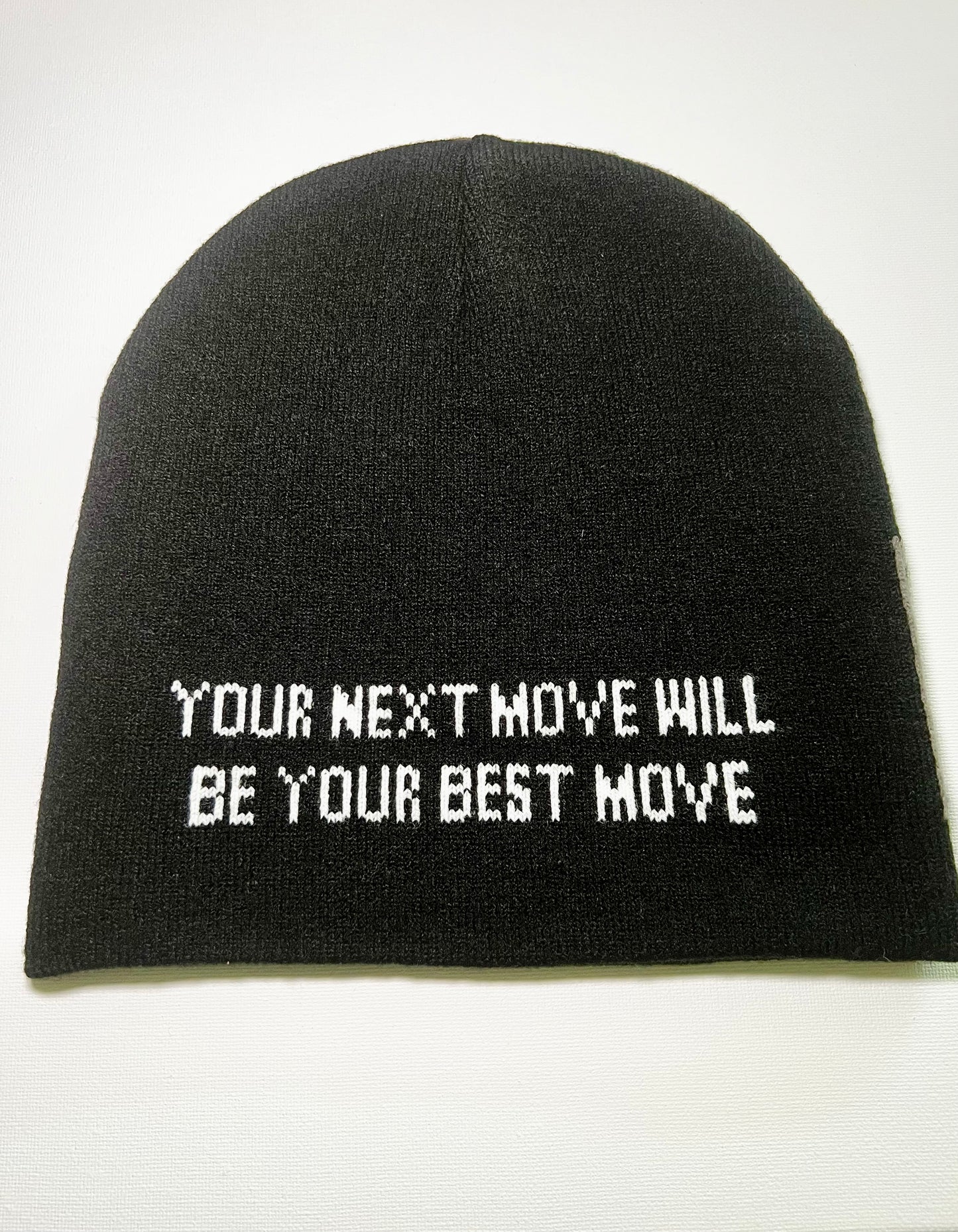 Black future beginnings beanie 
